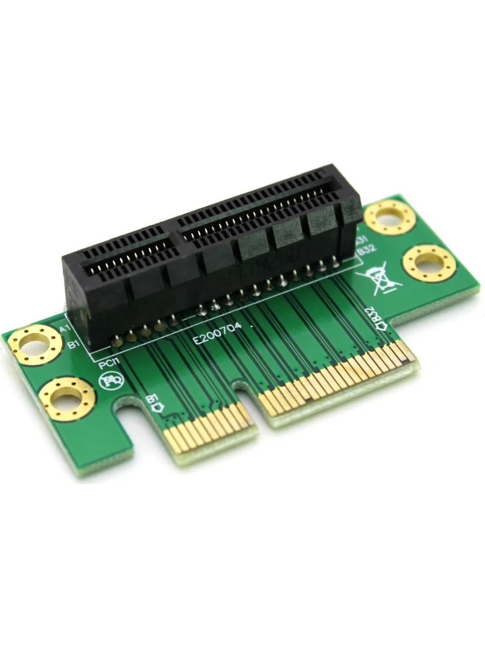 JustQuality PCI-e X4 (Erkek) to PCI-e X4 (Dişi) 90 Derece Açı Dönüştürücü Adaptör