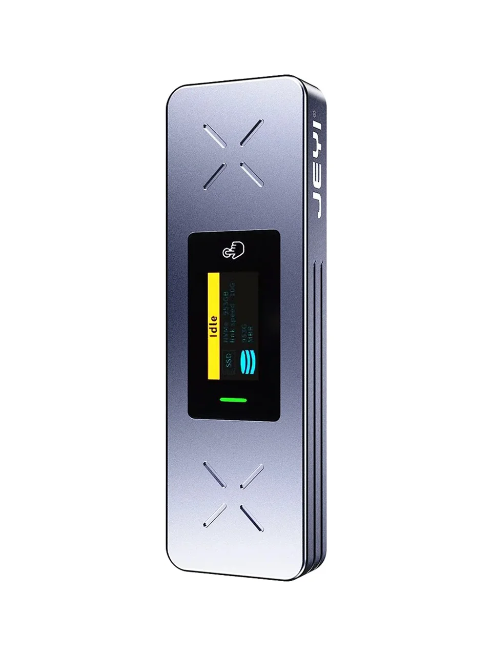 JEYI i9X Visual Smart Yazma Koruma Özellikli M.2 NVMe SSD To USB 3.2 Gen2 Harici Taşınabilir SSD Kutusu