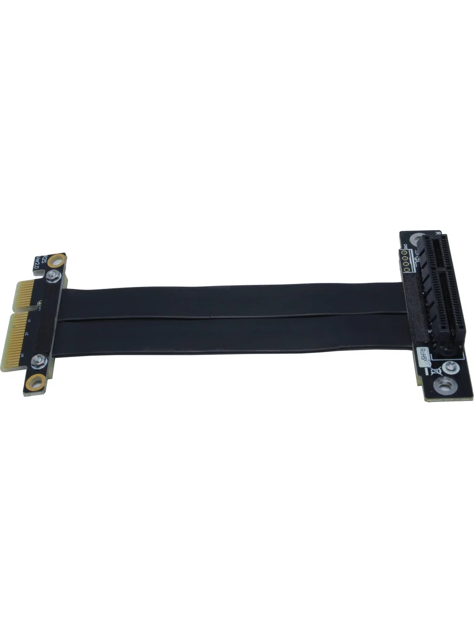 JustQuality ADTLINK PCI-e X4 90 Derece Açı Dönüştürücülü Uzatma Kablosu 10 cm