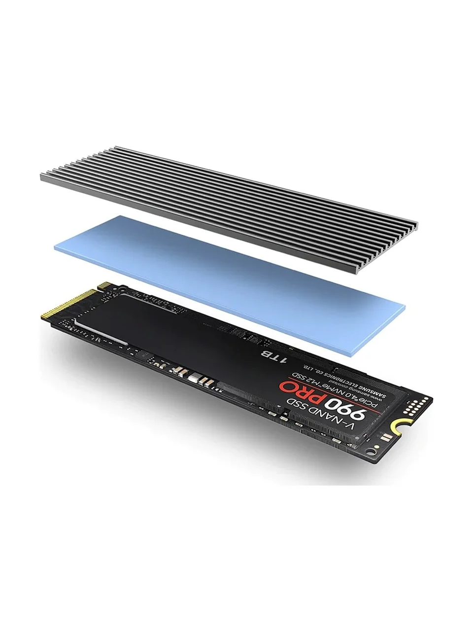 JEYI N80 M.2 NVMe M.2 SATA SSD Termal Ped Soğutuculu Alüminyum Kasa