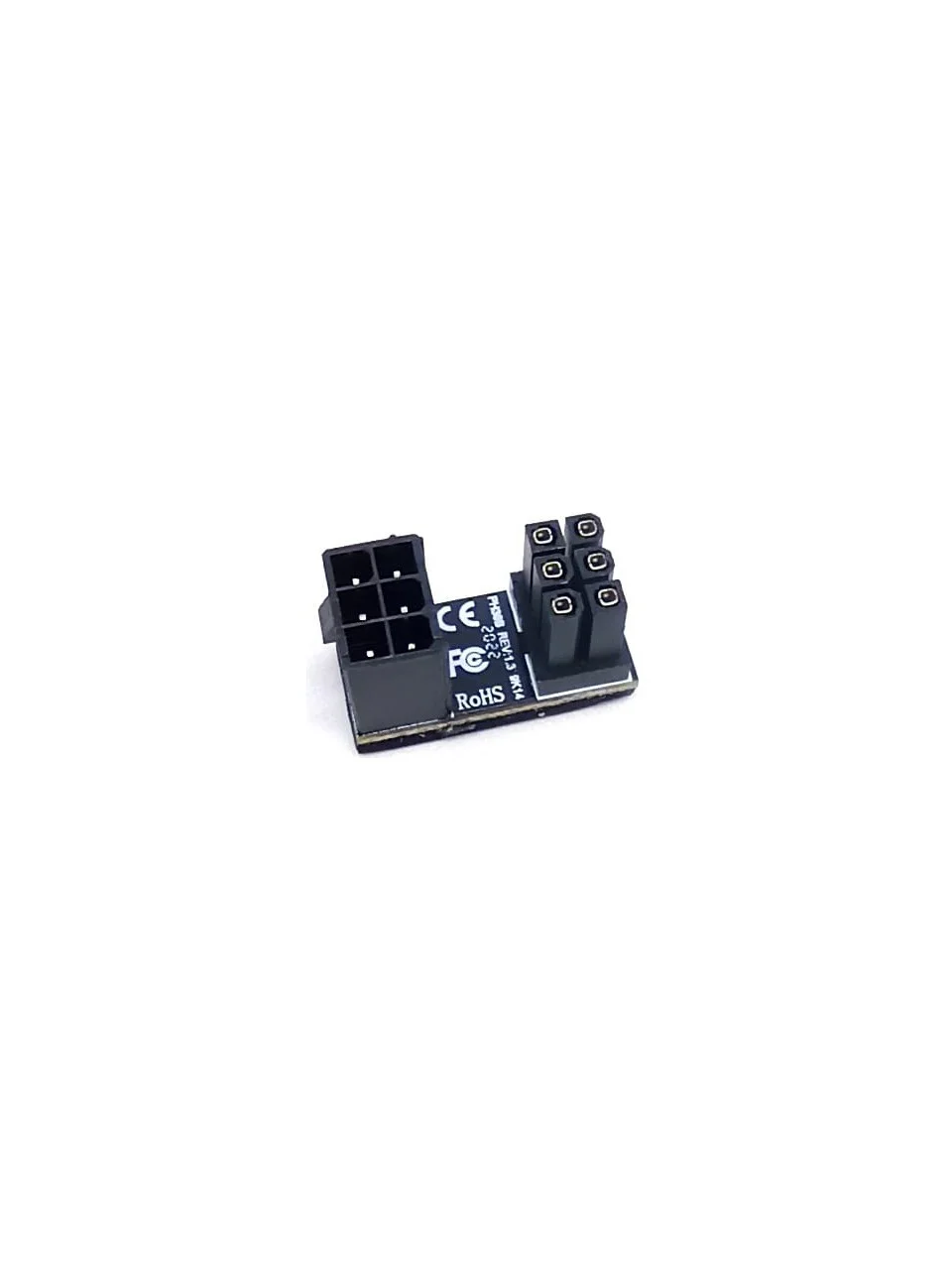 JEYI ATX 6pin (Erkek) To 6pin (Dişi) N Tipi Ekran/Grafik Kartları Için 180 Derece Açı Dönüştürücü Adaptör