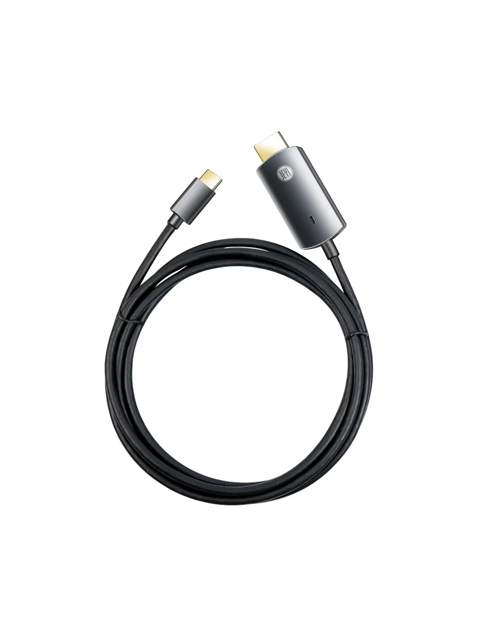 JEYI 1.8 Metre USB Type-C (Erkek) to HDMI 4K/60Hz (Erkek) Dönüştürücü Çevirici Adaptör